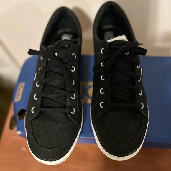 Keds Shoes - Keds Center II Black Canvas Sneakers